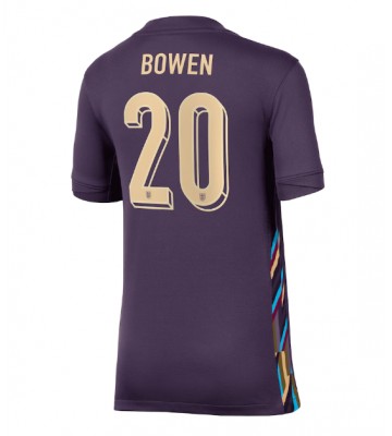 Inglaterra Jarrod Bowen #20 Segunda Equipación Mujer Eurocopa 2024 Manga Corta